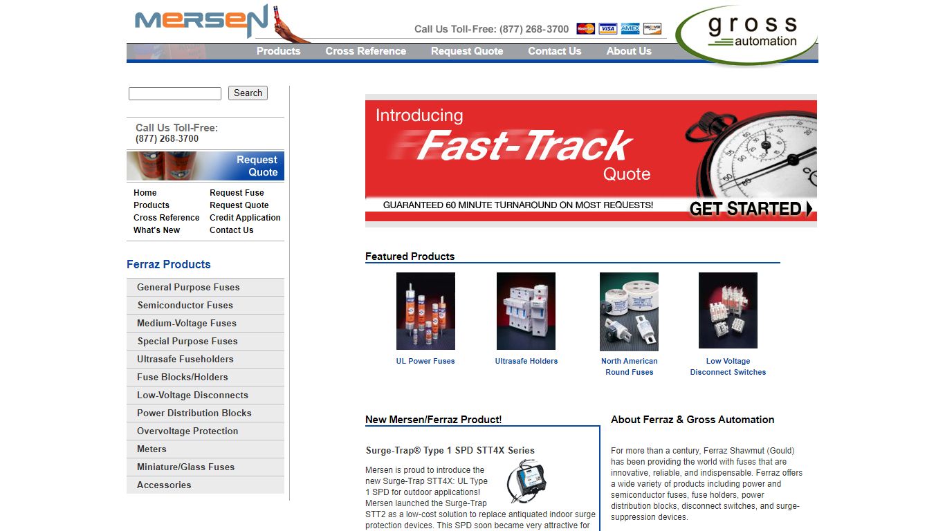 Ferraz Fuses & Mersen Products | Ferraz Fuses and Products Distributed ...